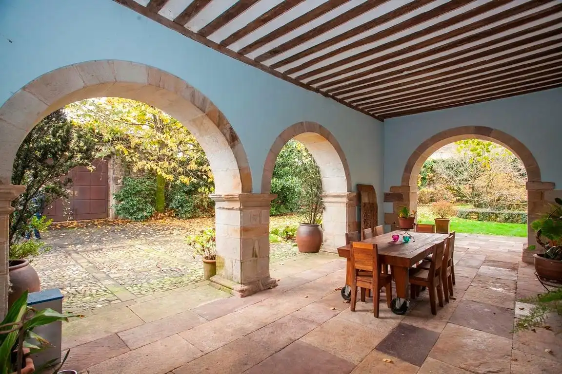 Terraza de Casa o chalet en venta en Mazcuerras con Jardín privado y Piscina