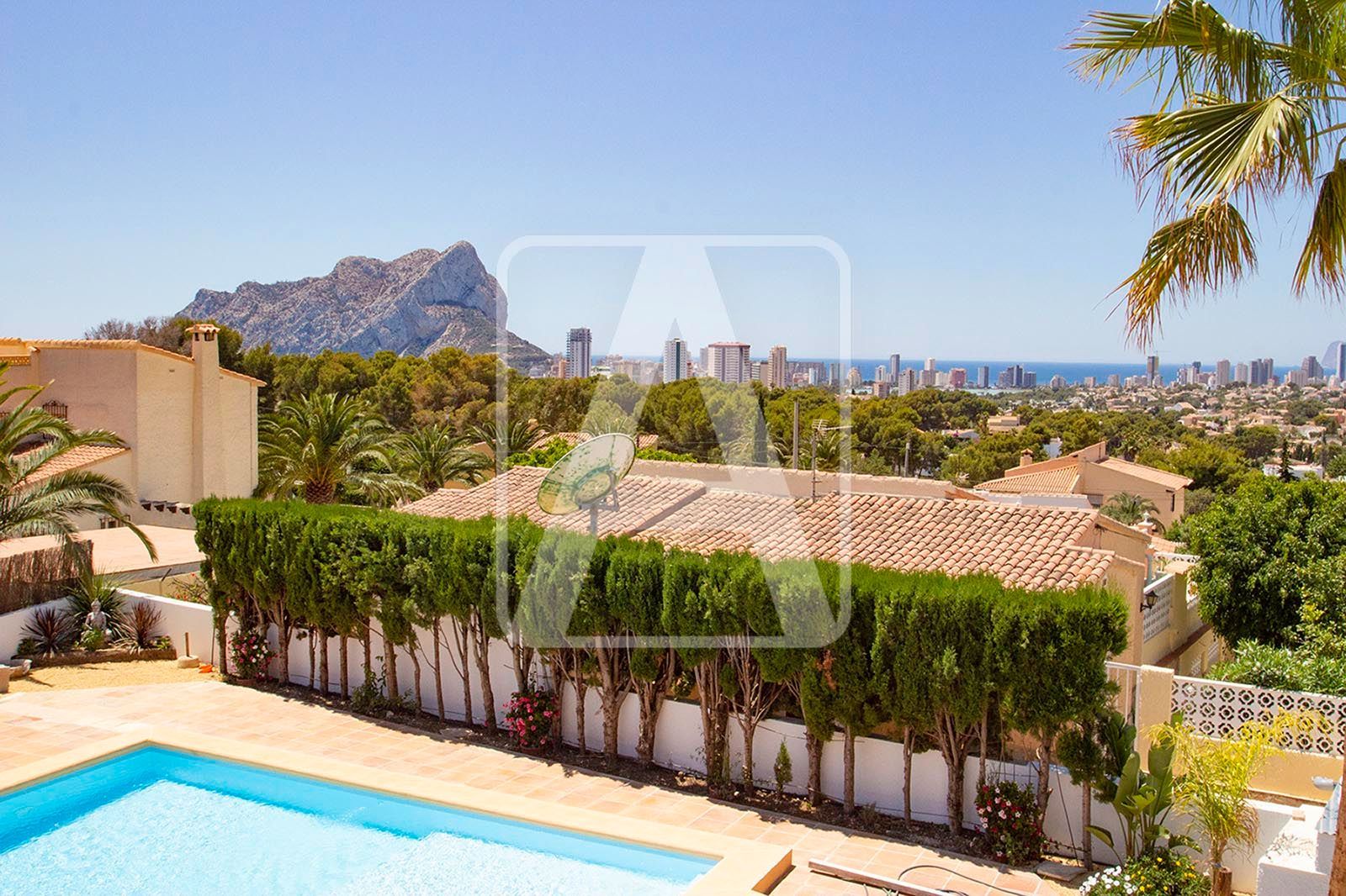 Exterior view of House or chalet for sale in Calpe / Calp  with Air Conditioner, Private garden and Terrace