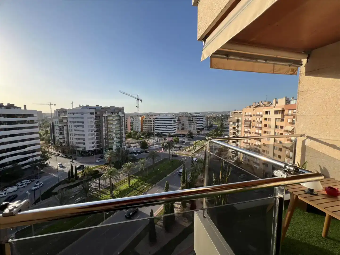 Terrasse von Dachboden zum Verkauf in Murcia mit Klimaanlage, Parkett und Abstellraum