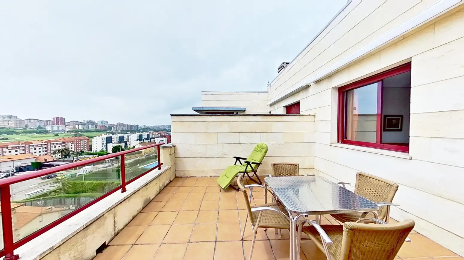 Terraza de Ático en venta en Santander con Calefacción, Jardín privado y Parquet