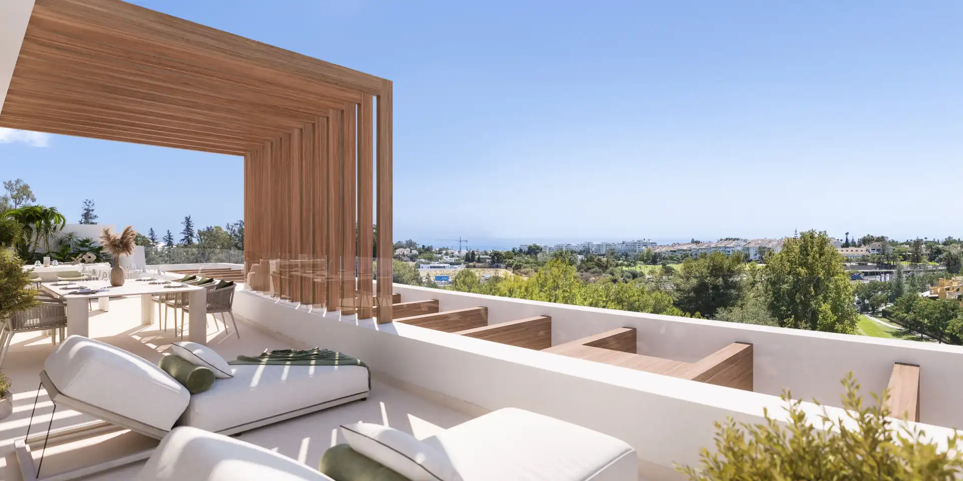 Terraza de Dúplex en venta en Marbella con Terraza, Piscina y Piscina comunitaria