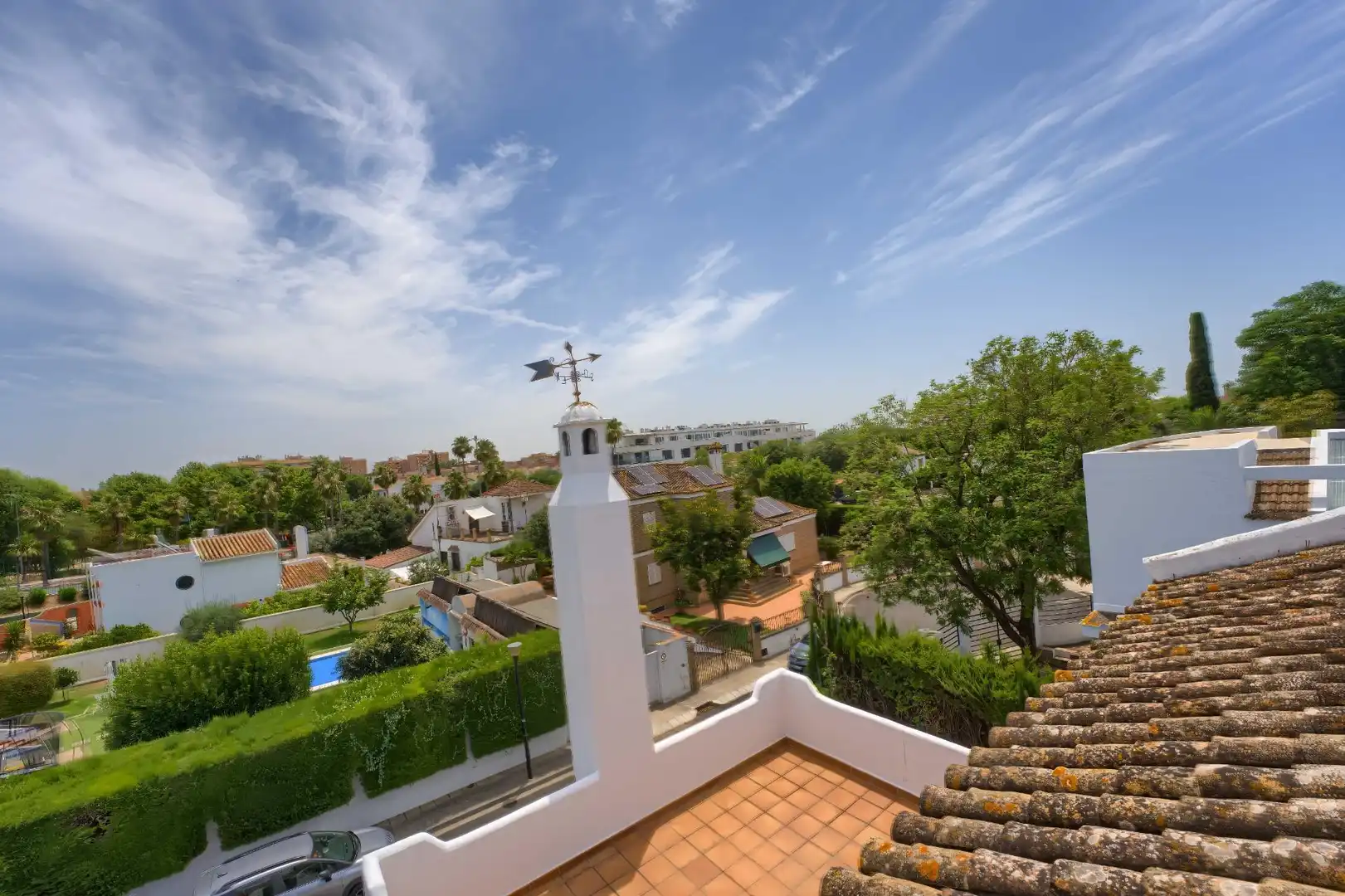 Exterior view of Houses for sale in Tomares  with Air Conditioner, Heating and Private garden