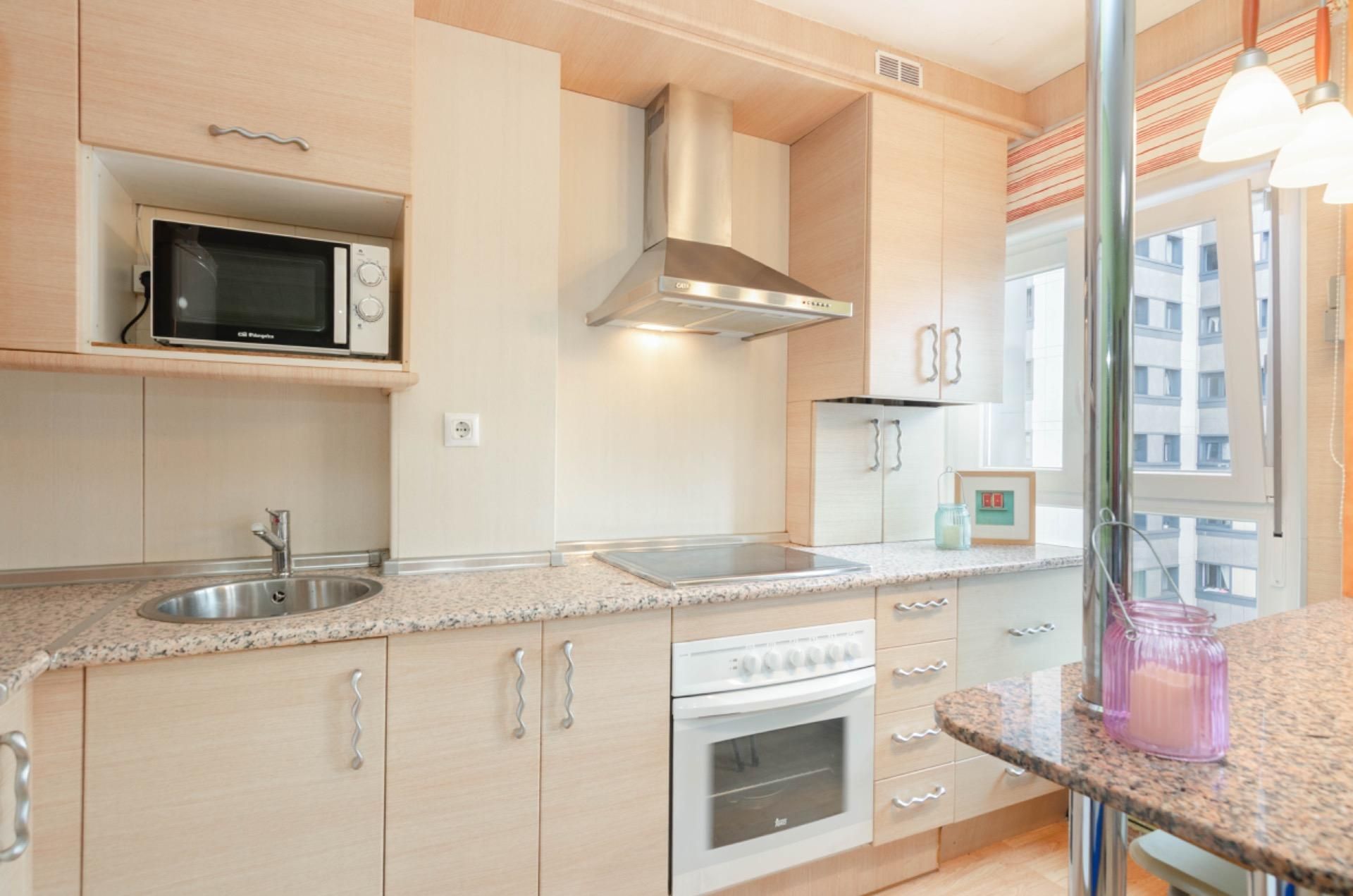 Kitchen of Flat for sale in Gijón   with Heating