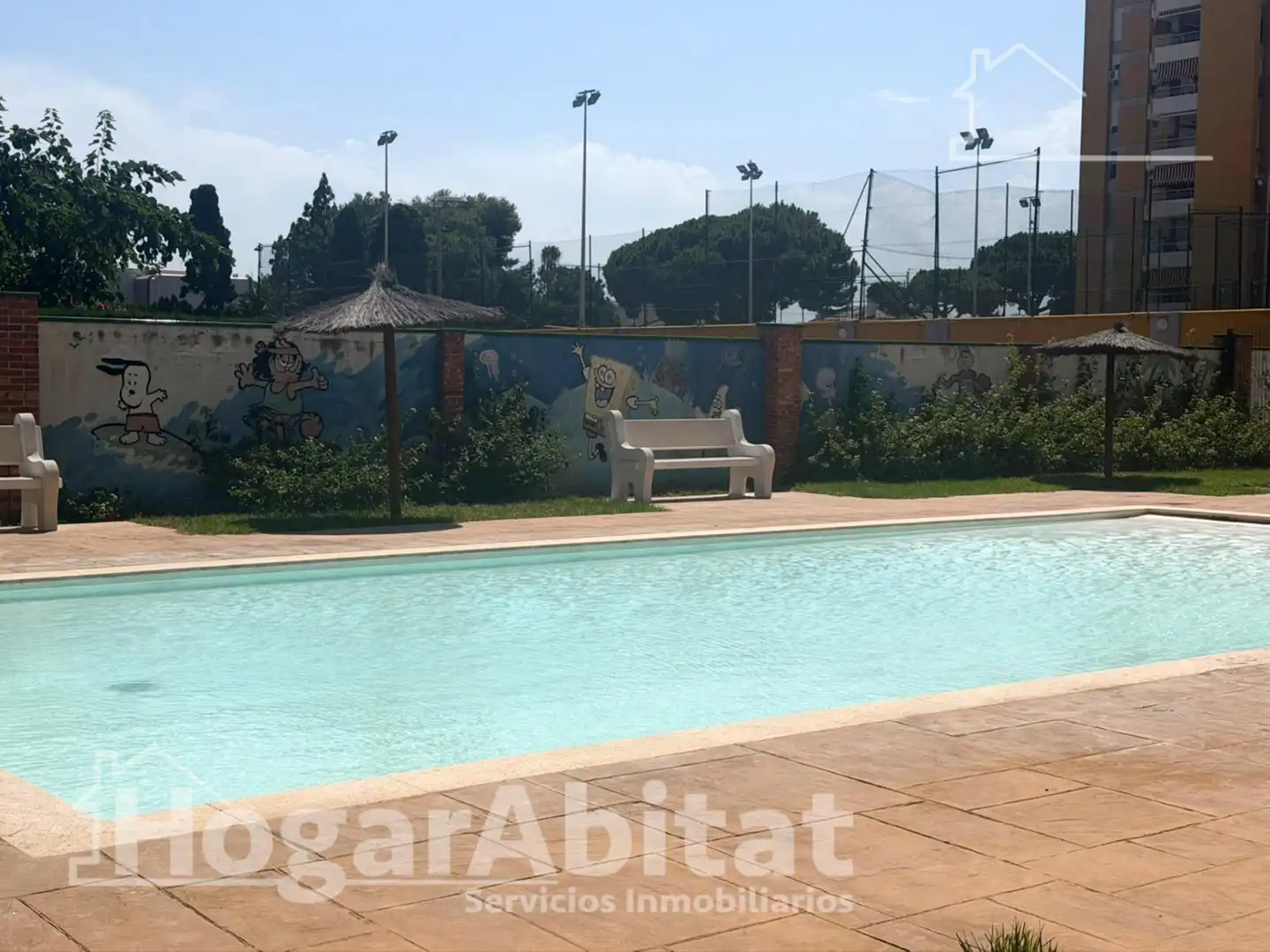 Piscina de Pis en venda en Canet d'En Berenguer amb Aire condicionat, Terrassa i Piscina comunitària