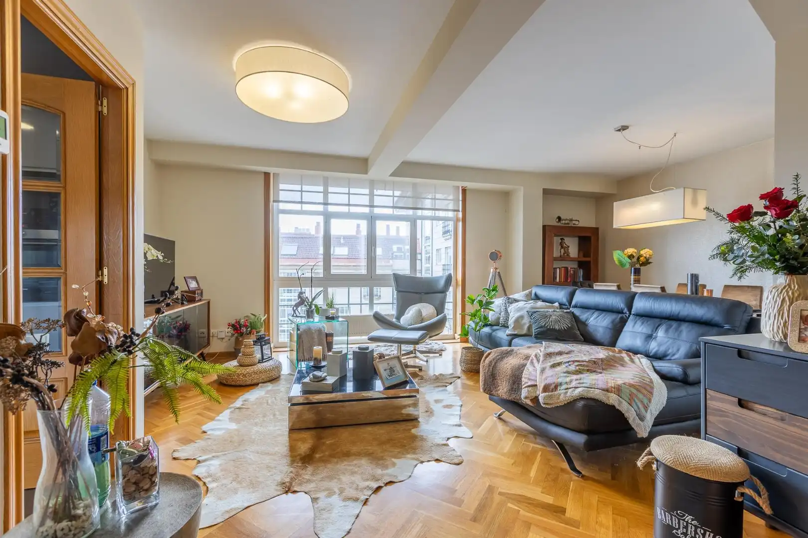 Sala de estar de Dúplex en venta en A Coruña Capital  con Jardín privado, Trastero y Piscina comunitaria