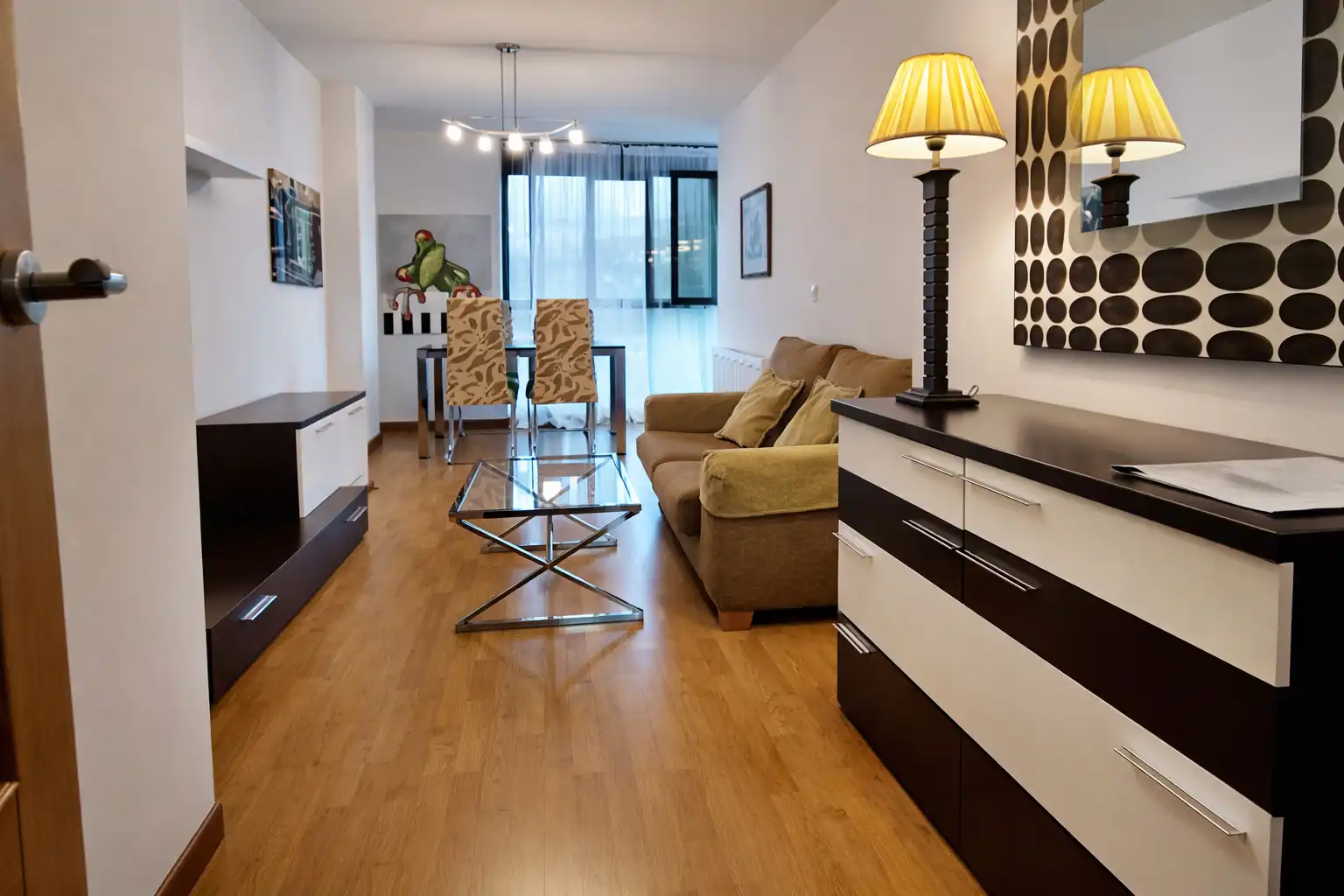 Sala de estar de Piso de alquiler en Santander con Calefacción, Amueblado y Horno