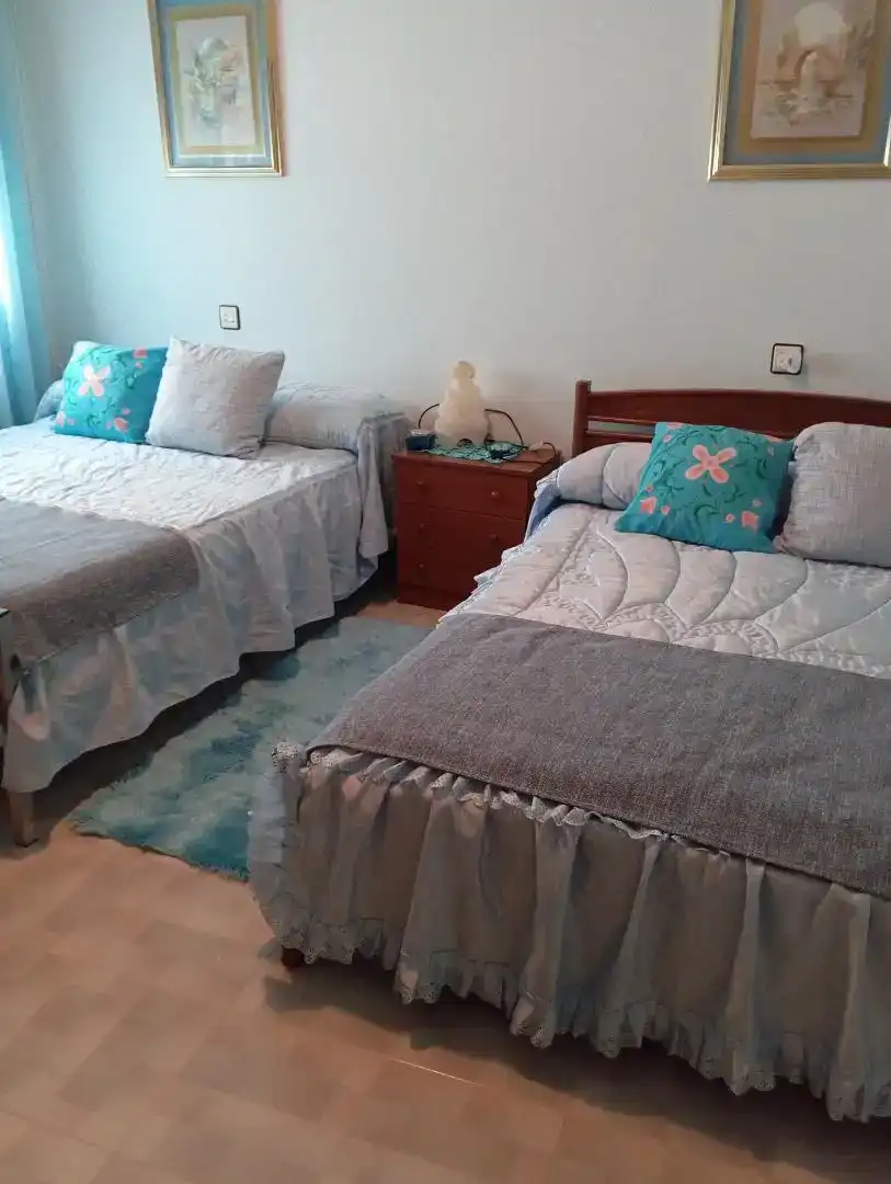 Bedroom of Flat for rent in El Cañavate    with Air Conditioner, Furnished and Oven