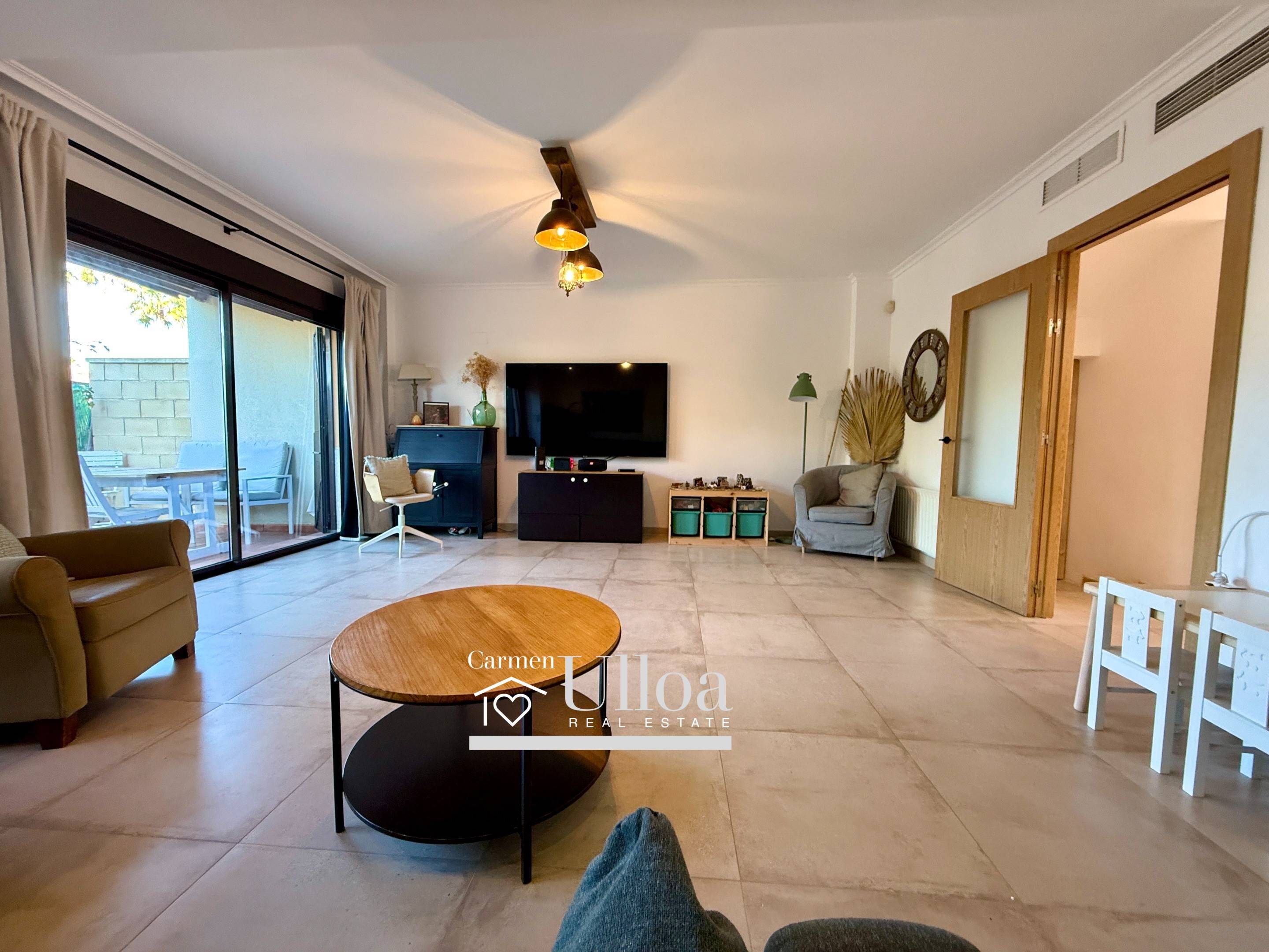 Living room of Single-family semi-detached for sale in Alicante / Alacant  with Air Conditioner, Heating and Private garden
