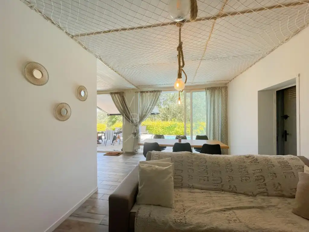 Living room of Houses for sale in Santa Cristina d'Aro  with Air Conditioner and Terrace