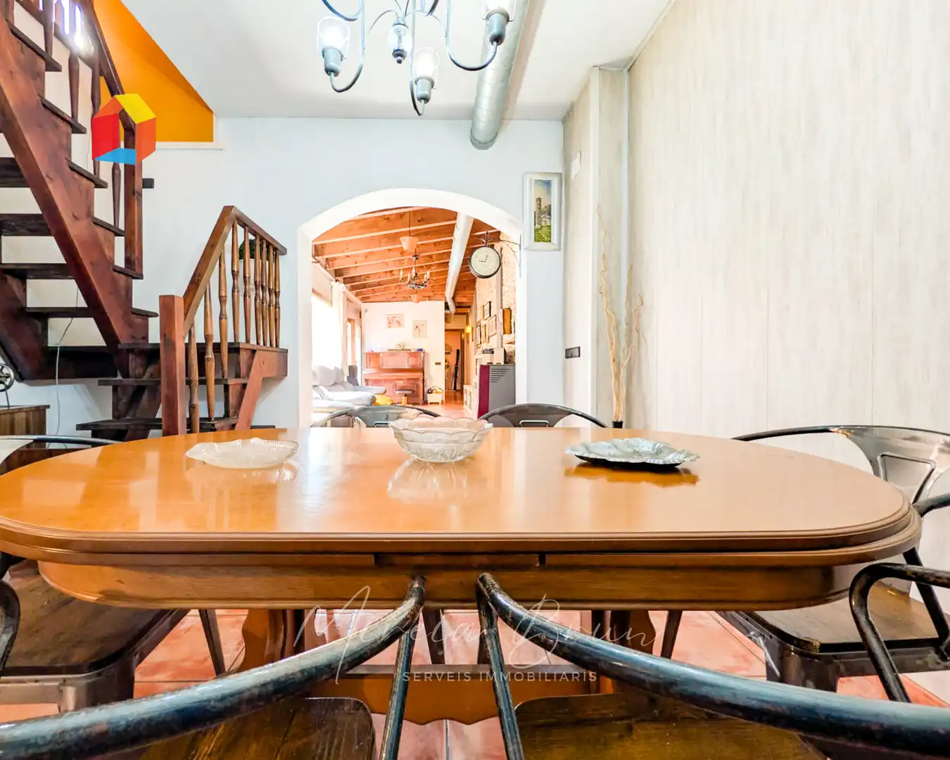 Comedor de Casa adosada en venta en Seva con Calefacción