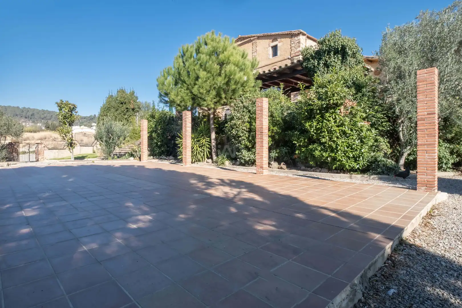 Terraza de Finca rústica en venta en Bigues i Riells del Fai con Aire acondicionado y Calefacción