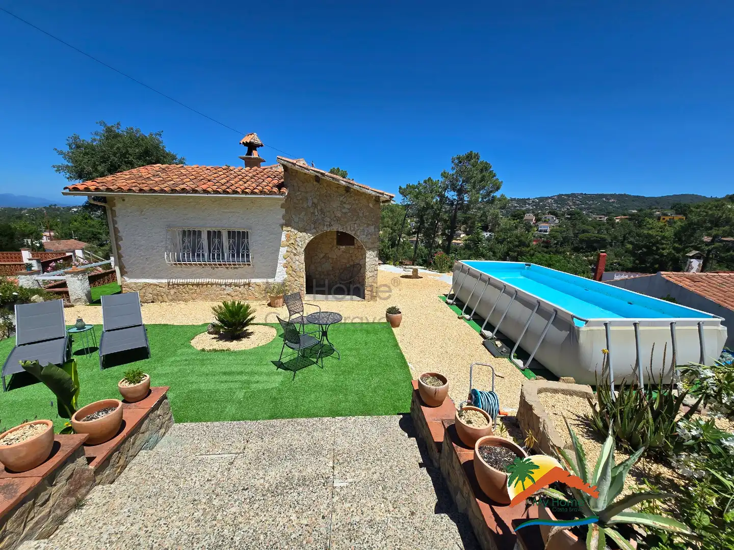 Jardín de Casa o chalet en venta en Lloret de Mar con Aire acondicionado, Calefacción y Jardín privado