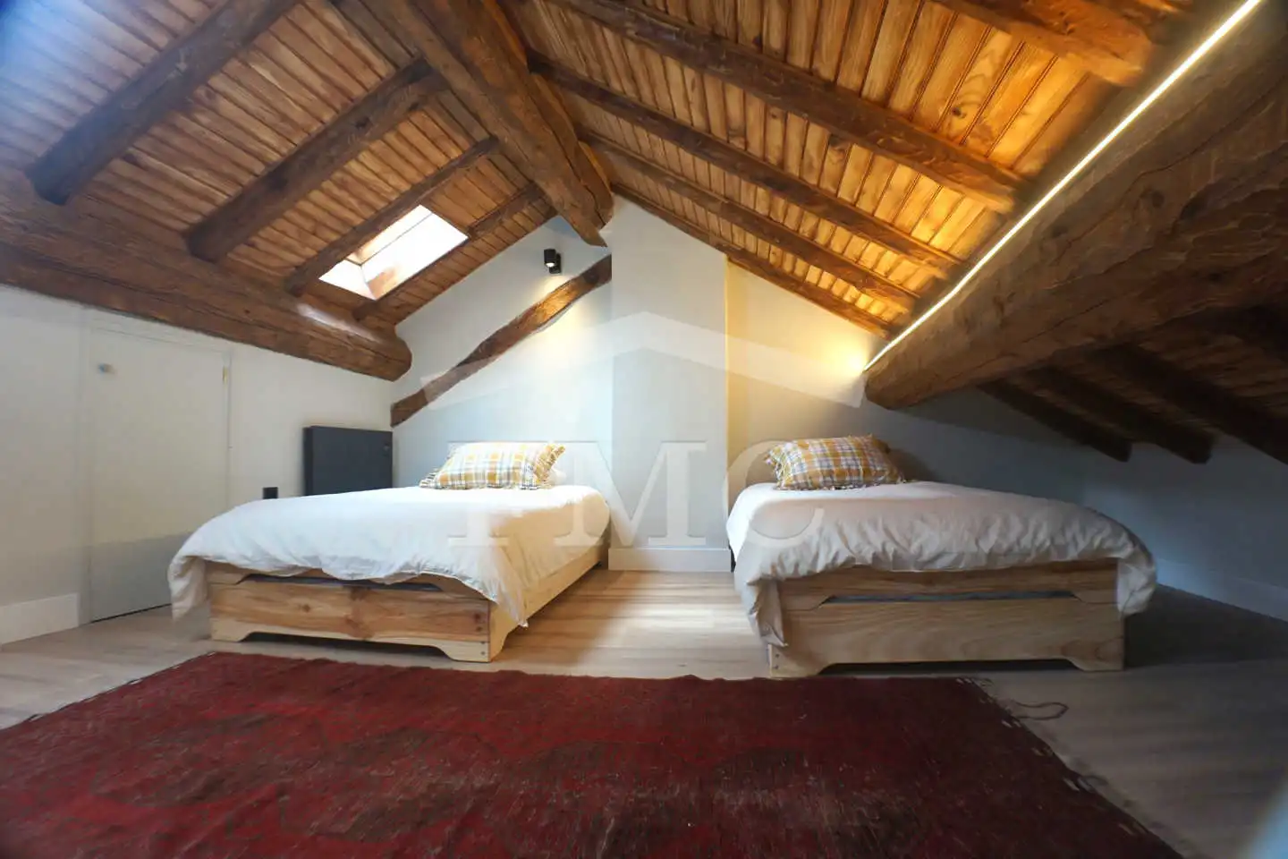 Schlafzimmer von Haus oder Chalet zur Miete in Saillagouse mit Heizung, Privatgarten und Parkett