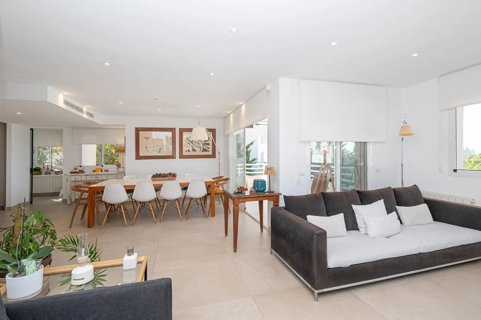 Sala d'estar de Dúplex en venda en  Palma de Mallorca amb Aire condicionat, Calefacció i Jardí privat