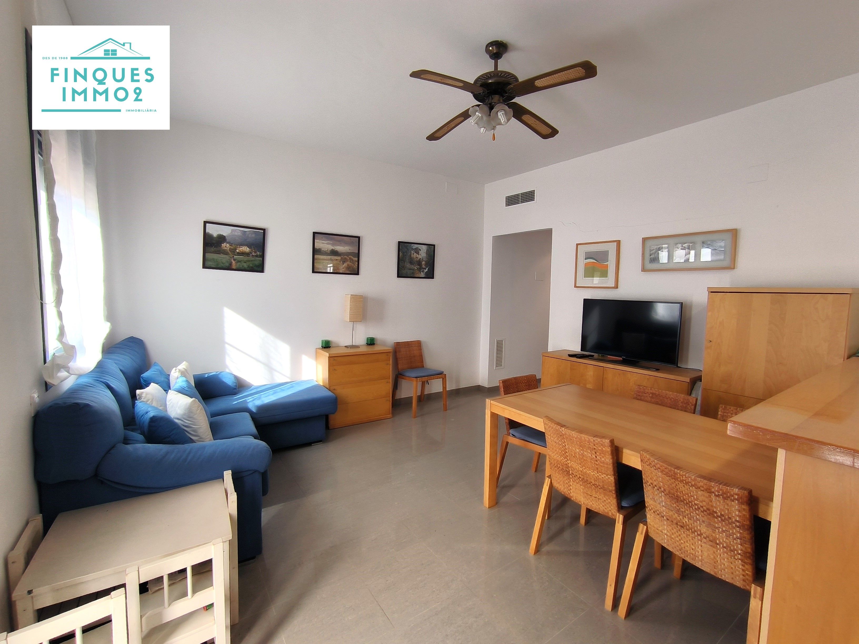 Living room of Apartment for sale in Alcanar  with Air Conditioner, Private garden and Terrace