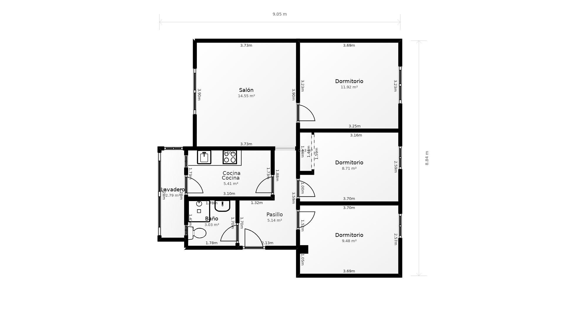 Flat for sale in  Valencia Capital  with Heating and Oven