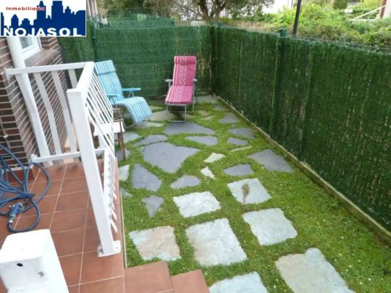 Terrace of Flat for rent in Noja  with Heating, Private garden and Terrace