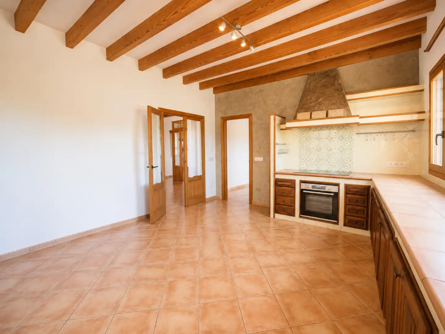 Kitchen of Houses for rent in Santa Eugènia  with Air Conditioner, Heating and Private garden