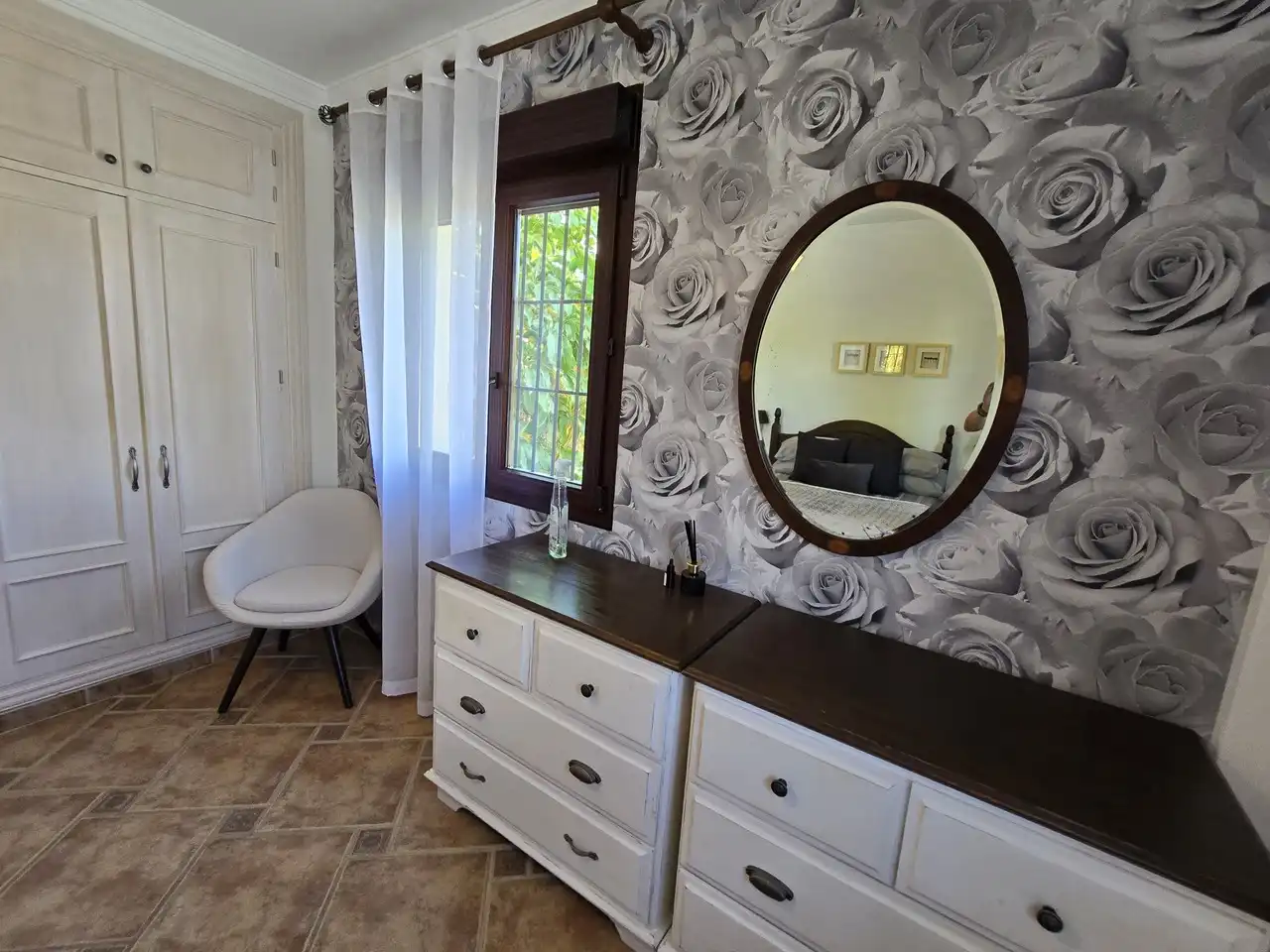 Bedroom of Houses for sale in Viñuela  with Air Conditioner, Terrace and Swimming Pool