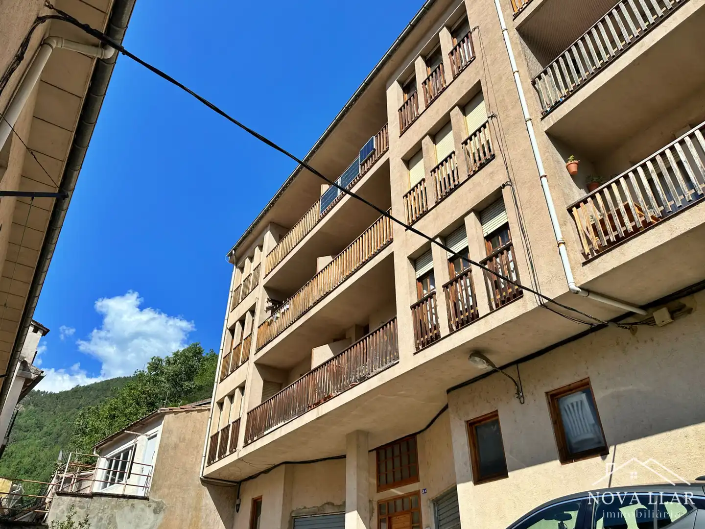 Vista exterior de Piso en venta en Ribes de Freser con Calefacción, Parquet y Trastero
