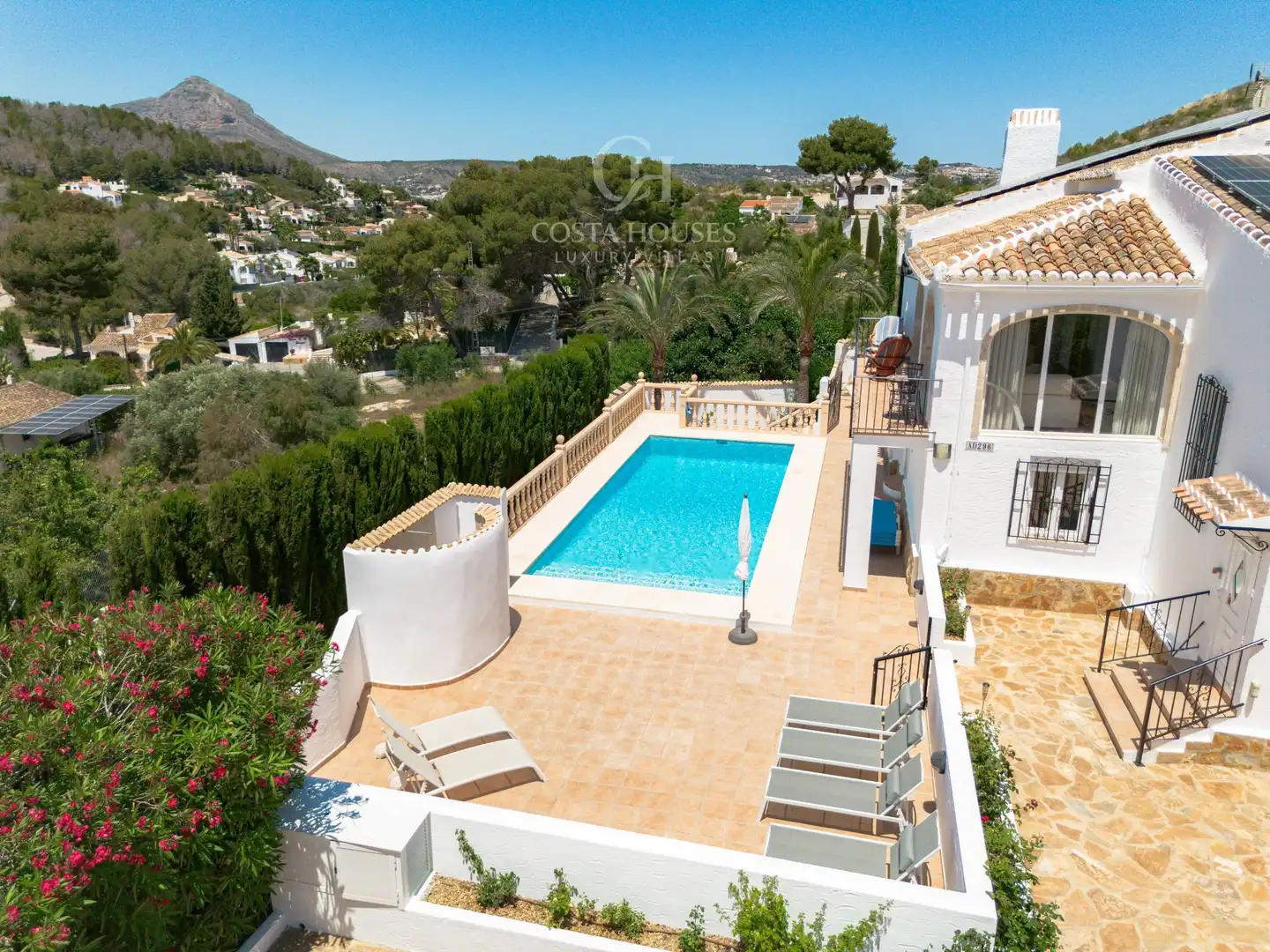 Vista exterior de Casa o chalet en venta en Jávea / Xàbia con Aire acondicionado, Calefacción y Jardín privado