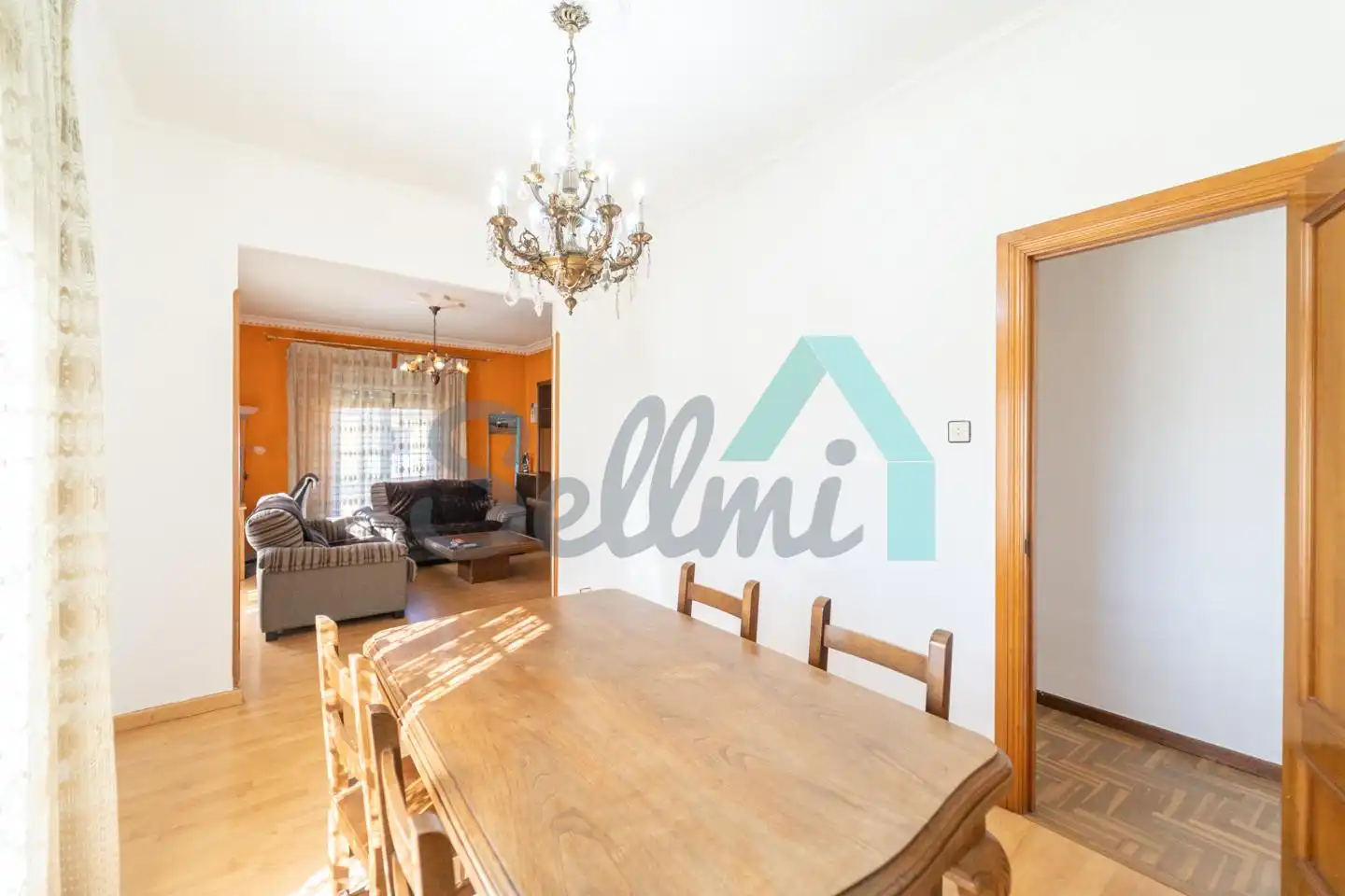 Esszimmer von Wohnung zum Verkauf in Oviedo  mit Heizung, Parkett und Terrasse