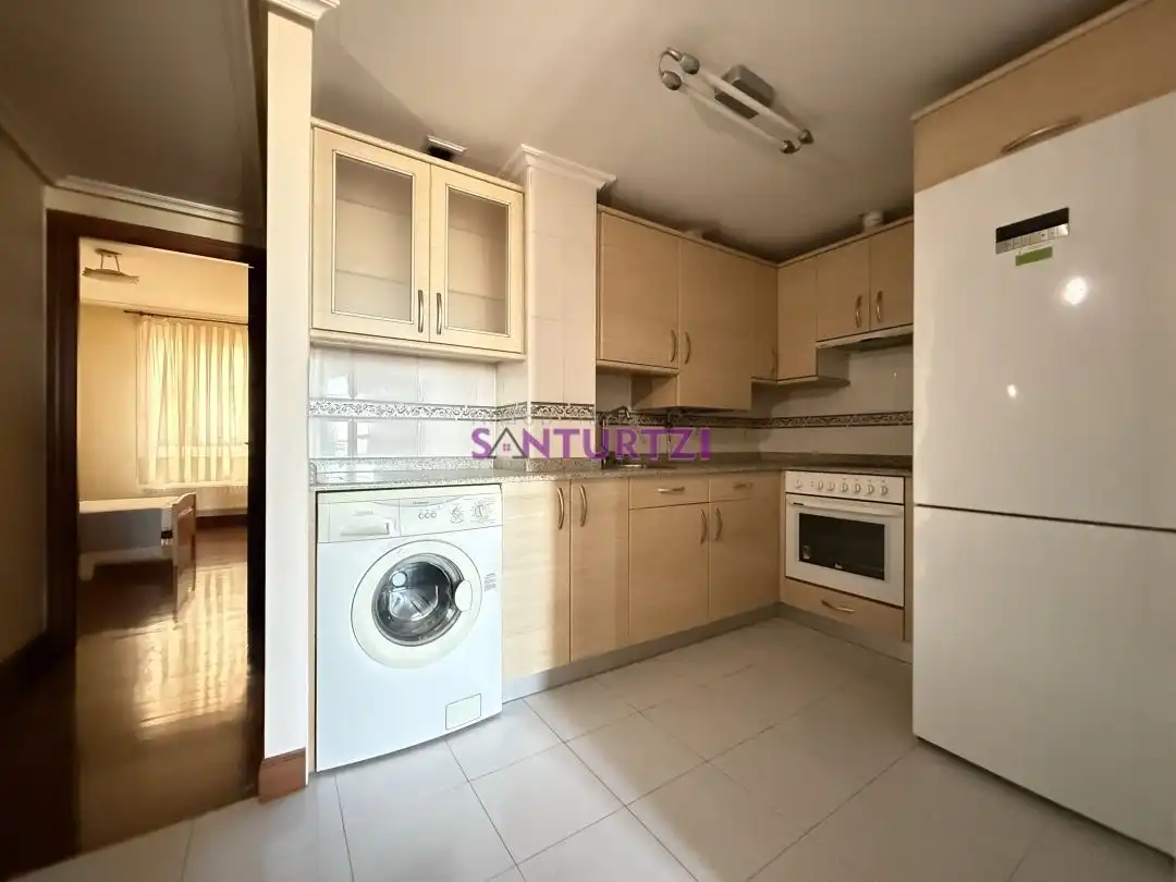 Kitchen of Flat for sale in Santurtzi   with Heating, Terrace and Furnished