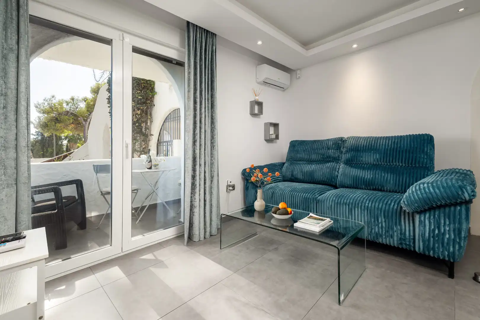 Sala d'estar de Dúplex de lloguer en Nueva Andalucía