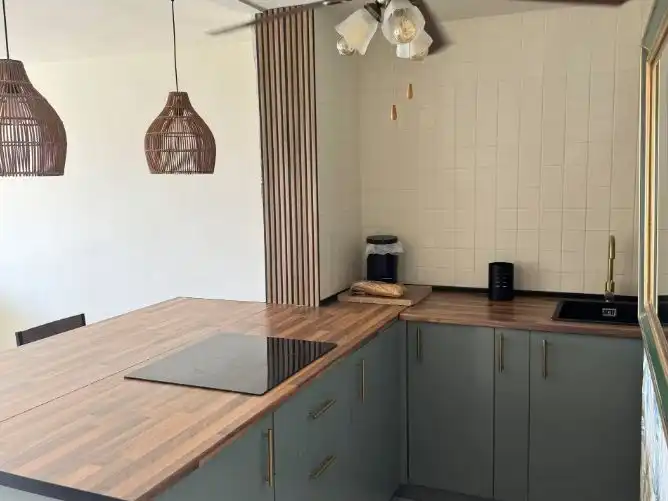 Kitchen of Flat for rent in Benidorm  with Air Conditioner, Heating and Parquet flooring