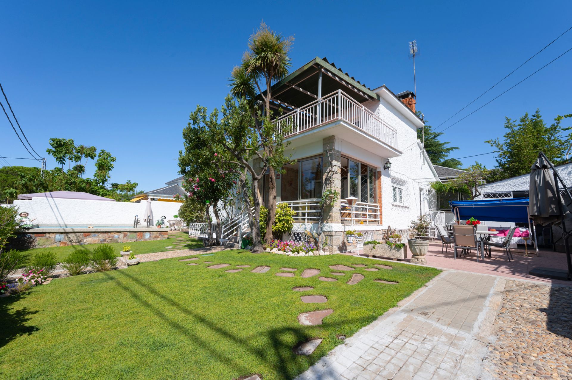 Jardín de Casa o chalet en venta en Colmenar Viejo con Calefacción, Jardín privado y Parquet