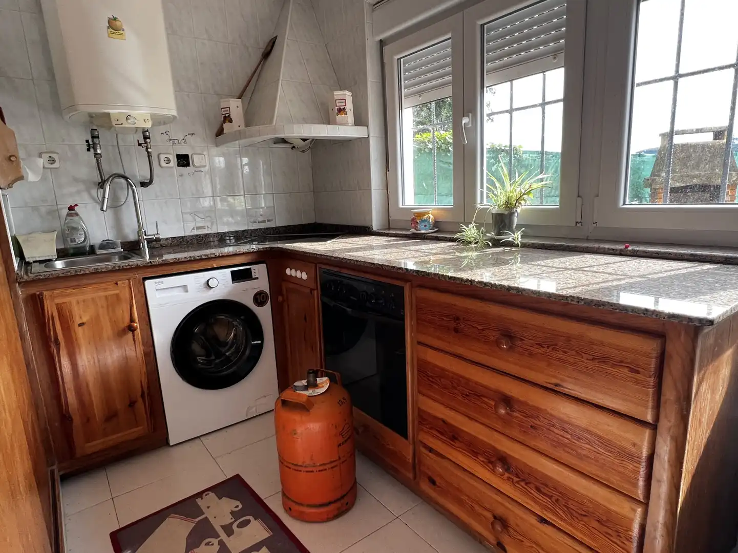 Cocina de Casa o chalet en venta en Polanco con Calefacción, Jardín privado y Parquet