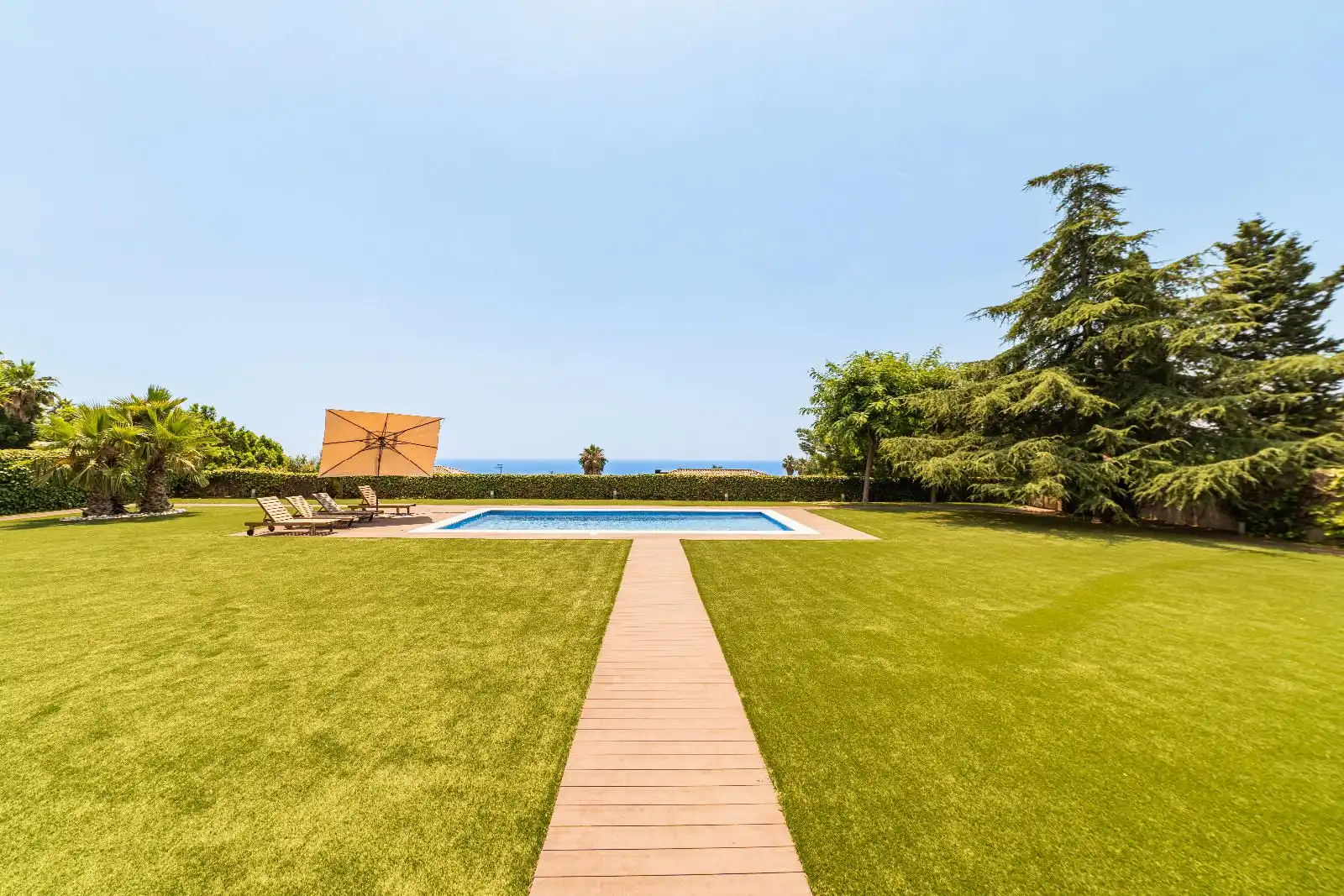 Jardí de Casa o xalet en venda en Sant Vicenç de Montalt amb Aire condicionat, Calefacció i Jardí privat