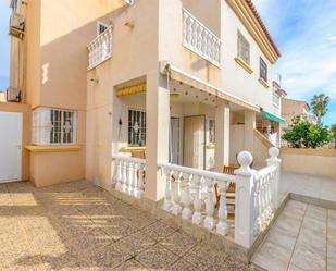 Exterior view of Single-family semi-detached for sale in Torrevieja  with Air Conditioner, Terrace and Storage room