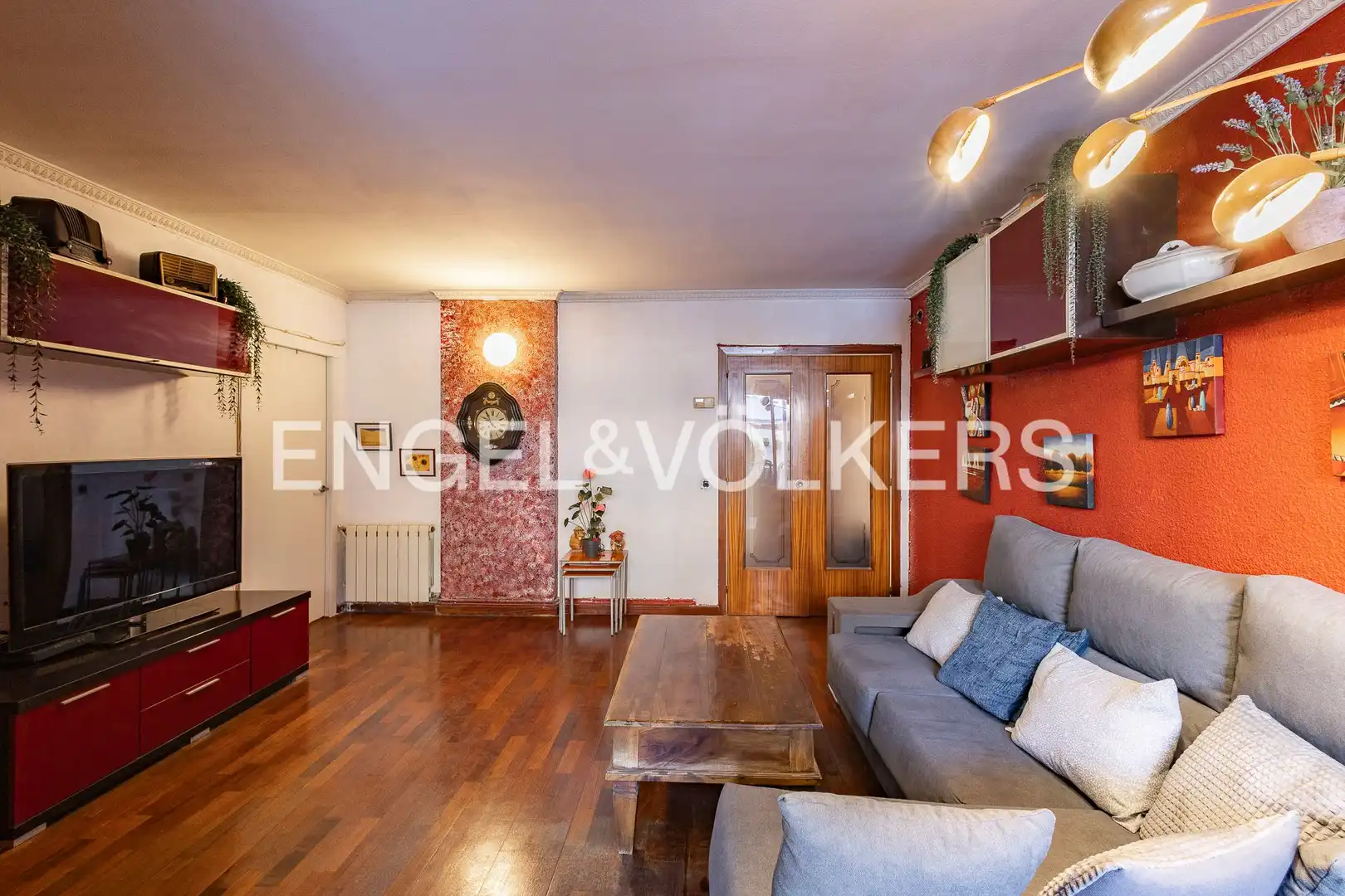 Wohnzimmer von Wohnung zum Verkauf in Molins de Rei mit Klimaanlage, Heizung und Parkett