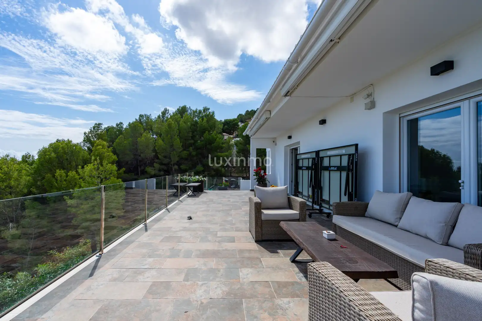 Terrasse von Haus oder Chalet zum Verkauf in Calpe / Calp mit Klimaanlage, Heizung und Terrasse