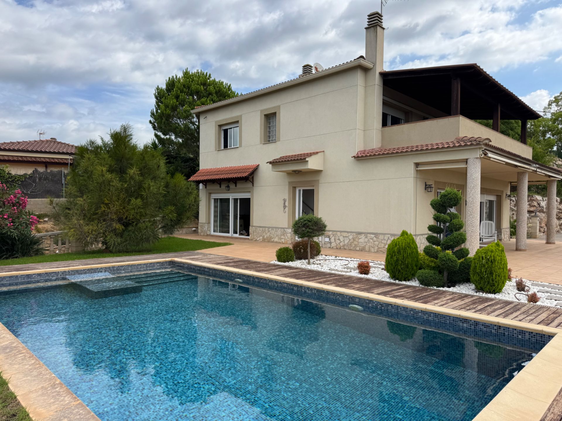 Swimming pool of House or chalet for sale in Lloret de Mar  with Air Conditioner, Heating and Private garden