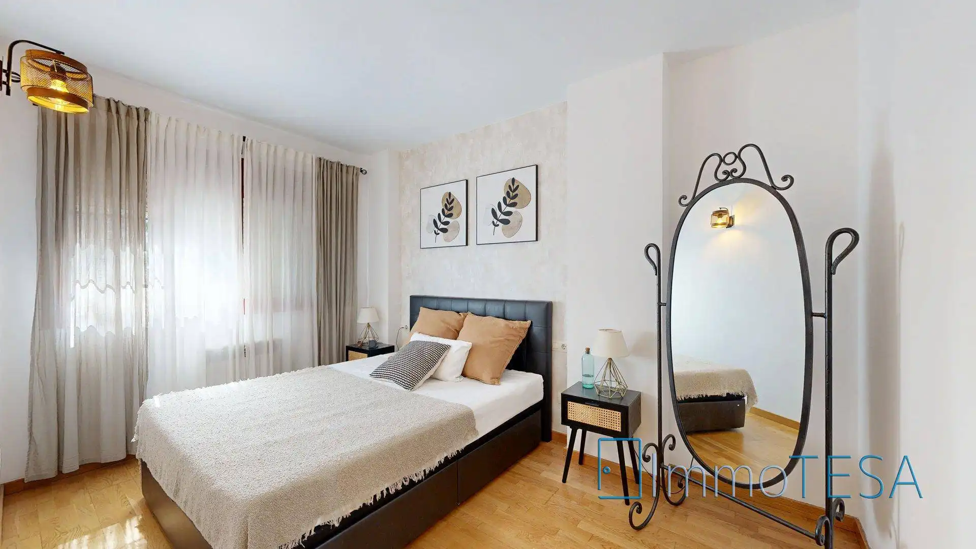 Schlafzimmer von Wohnung zum Verkauf in Barberà del Vallès mit Klimaanlage, Heizung und Parkett
