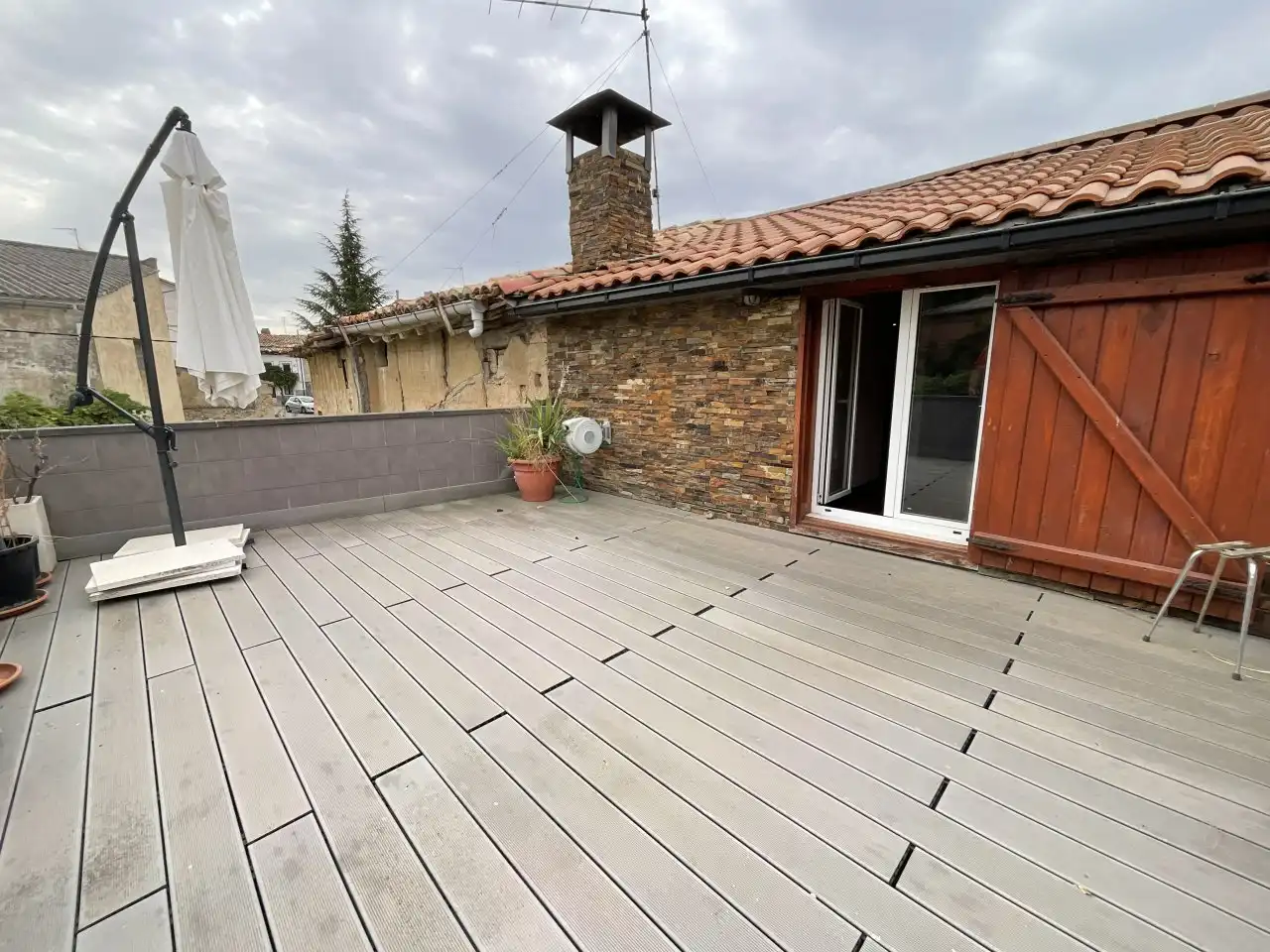 Terrasse von Country house zum Verkauf in Ibrillos mit Heizung, Parkett und Terrasse