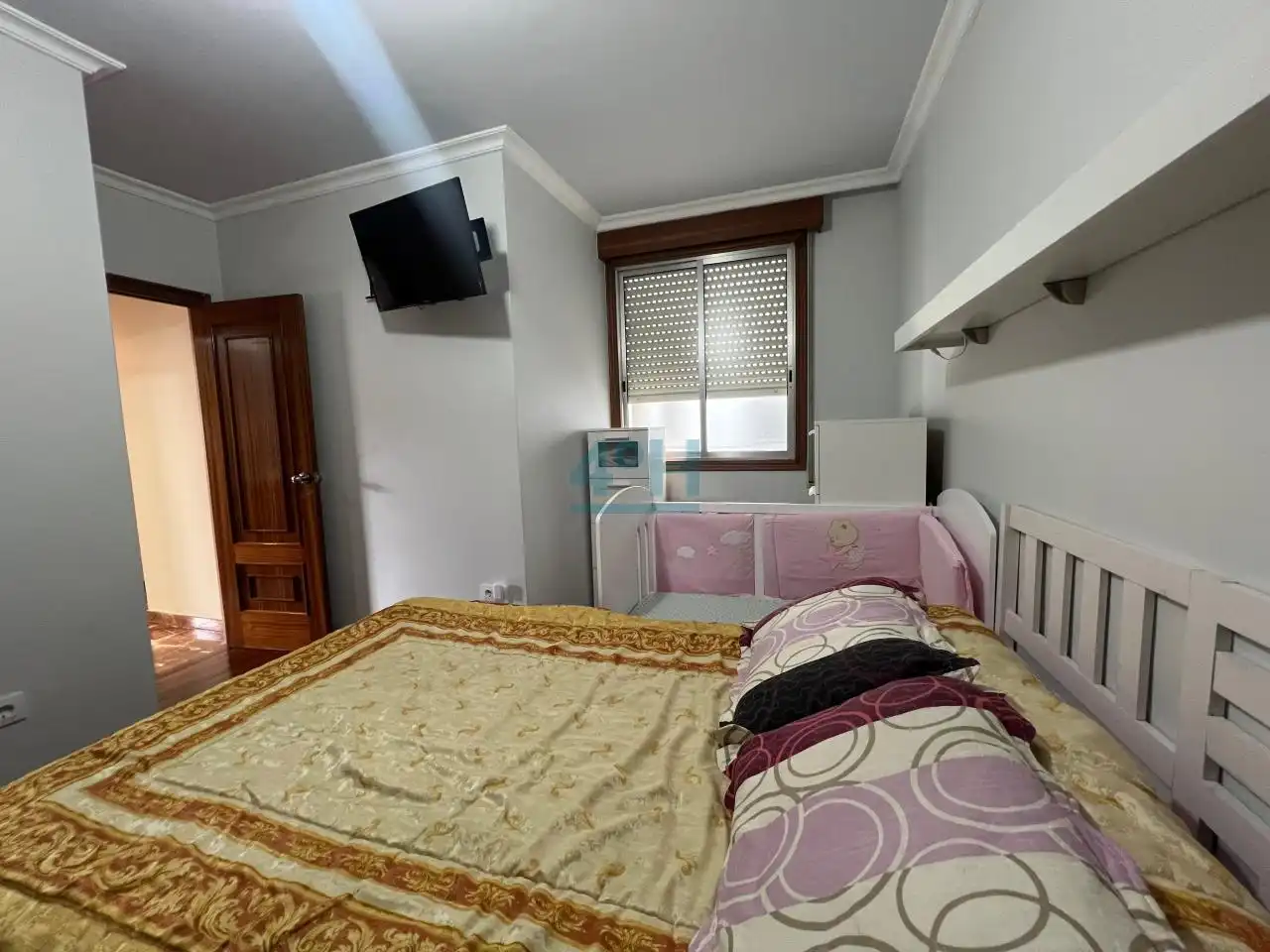 Bedroom of Flat for sale in Ourense Capital   with Heating, Parquet flooring and Storage room