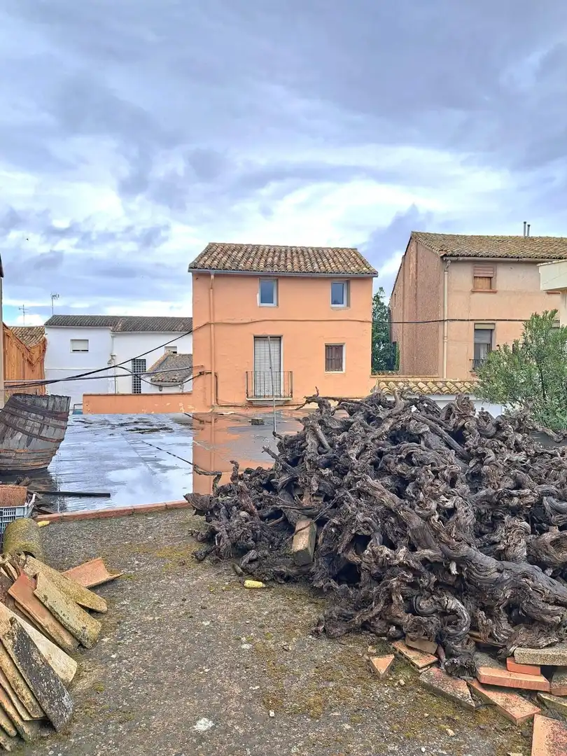 Vista exterior de Casa o chalet en venta en Requena con Terraza