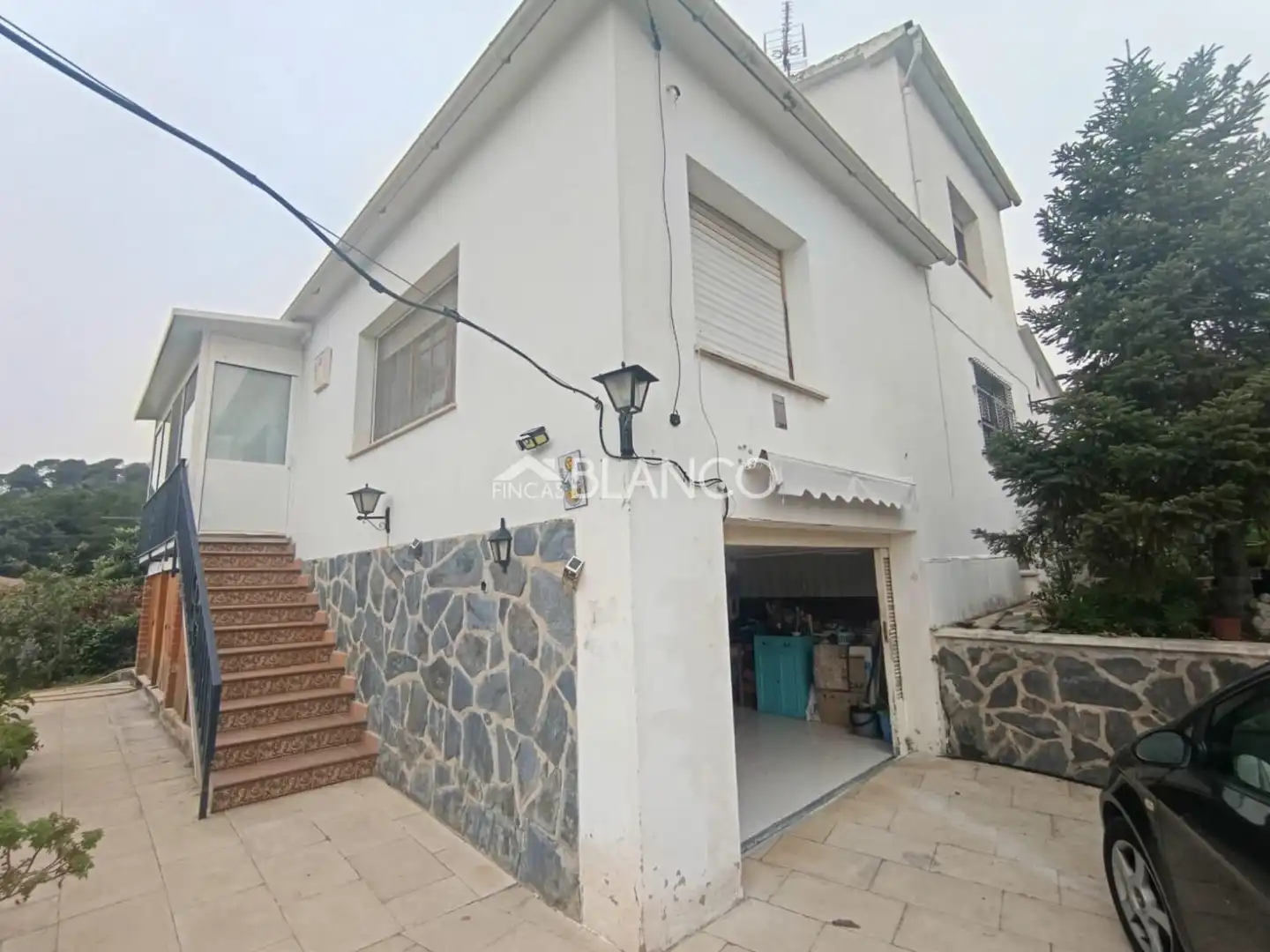 Vista exterior de Casa o xalet en venda en Piera amb Calefacció, Jardí privat i Parquet