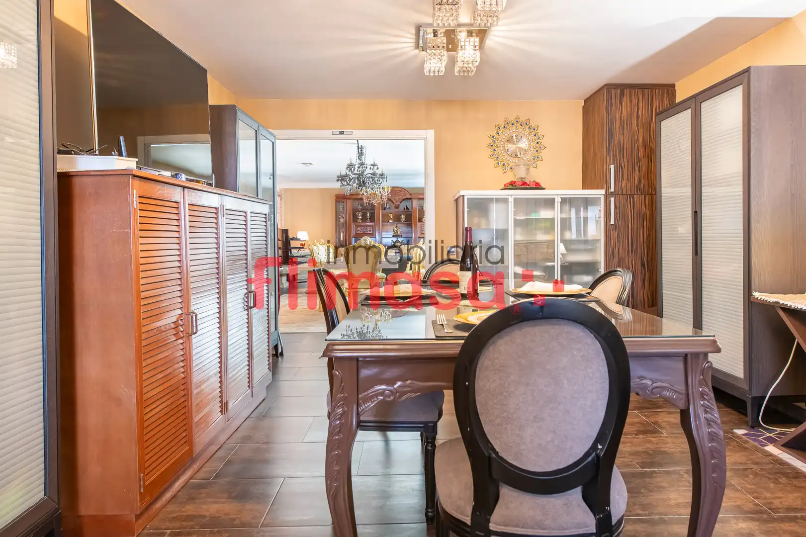 Dining room of Houses for sale in Villaviciosa de Odón  with Air Conditioner, Heating and Private garden