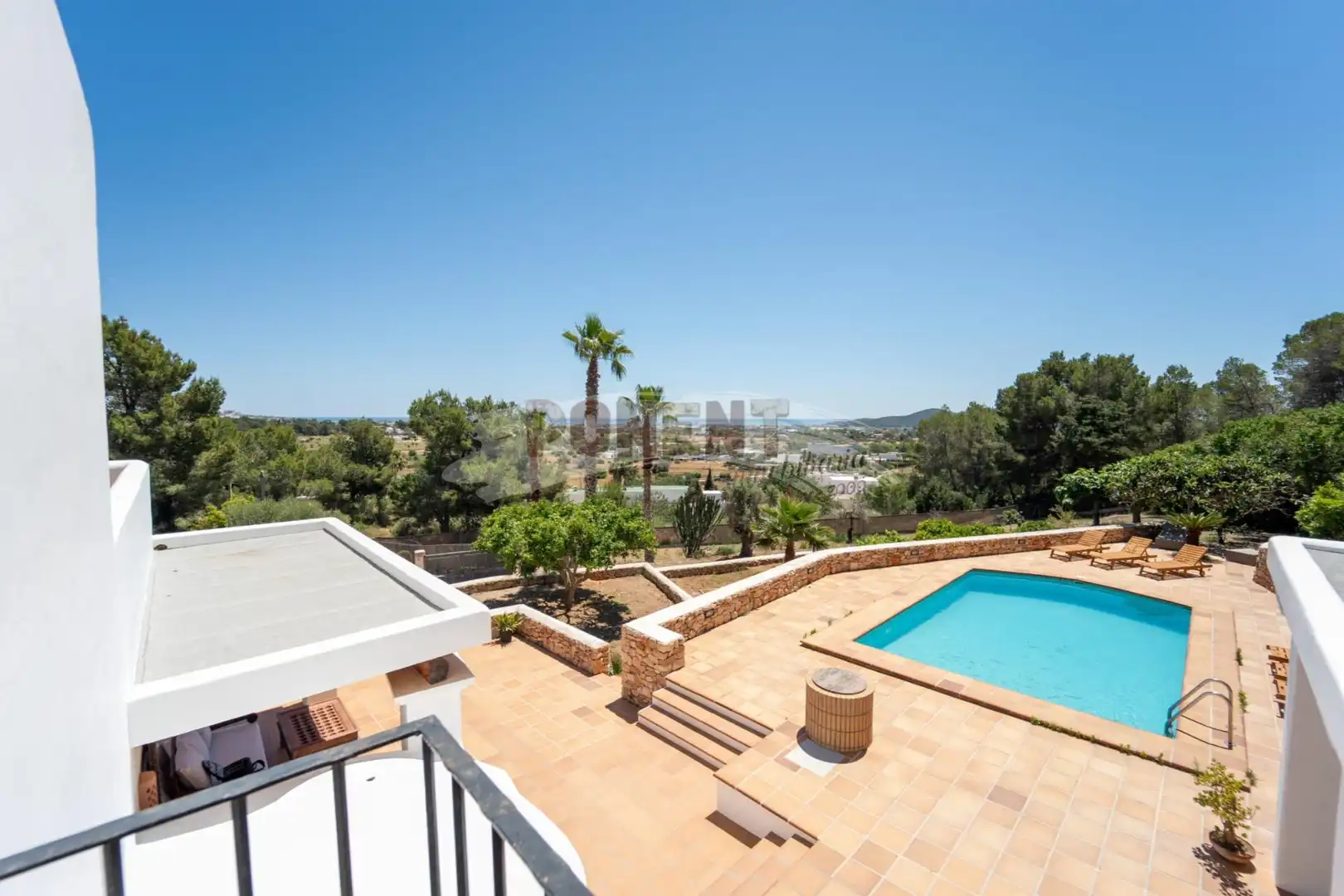 Vista exterior de Casa o chalet de alquiler en Sant Josep de sa Talaia con Aire acondicionado, Calefacción y Jardín privado