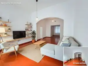 Sala de estar de Casa adosada en venta en Las Palmas de Gran Canaria con Terraza