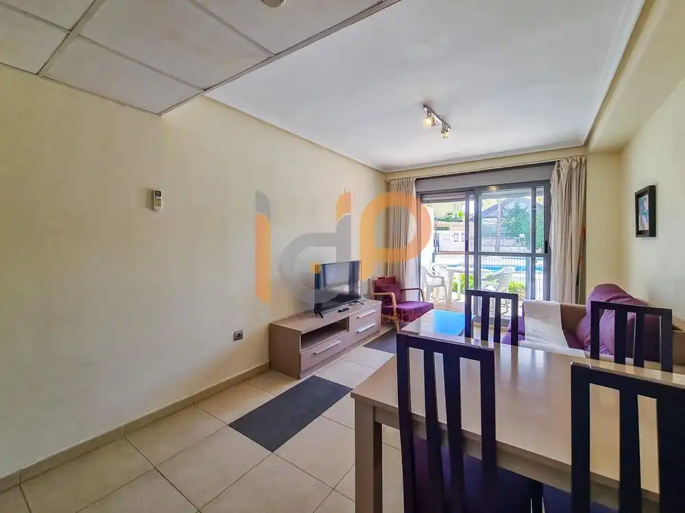 Wohnzimmer von Wohnungen zum Verkauf in Vera mit Klimaanlage, Terrasse und Gemeinschaftspool