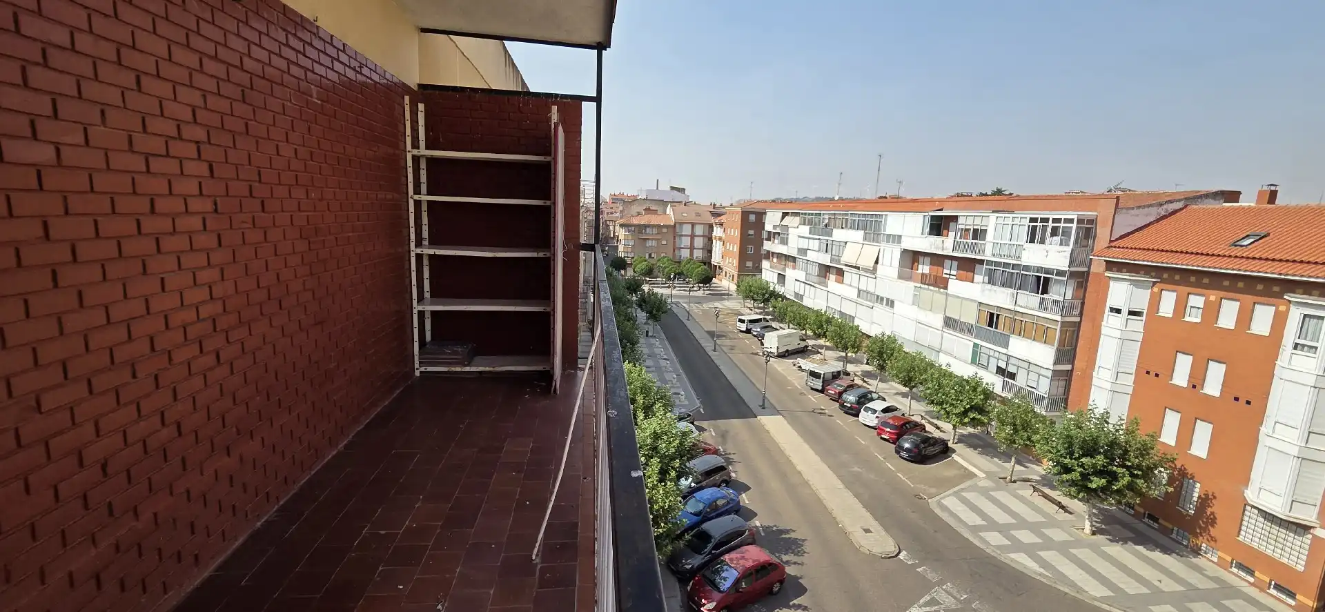 Vista exterior de Piso en venta en Palencia con Calefacción, Terraza y Amueblado