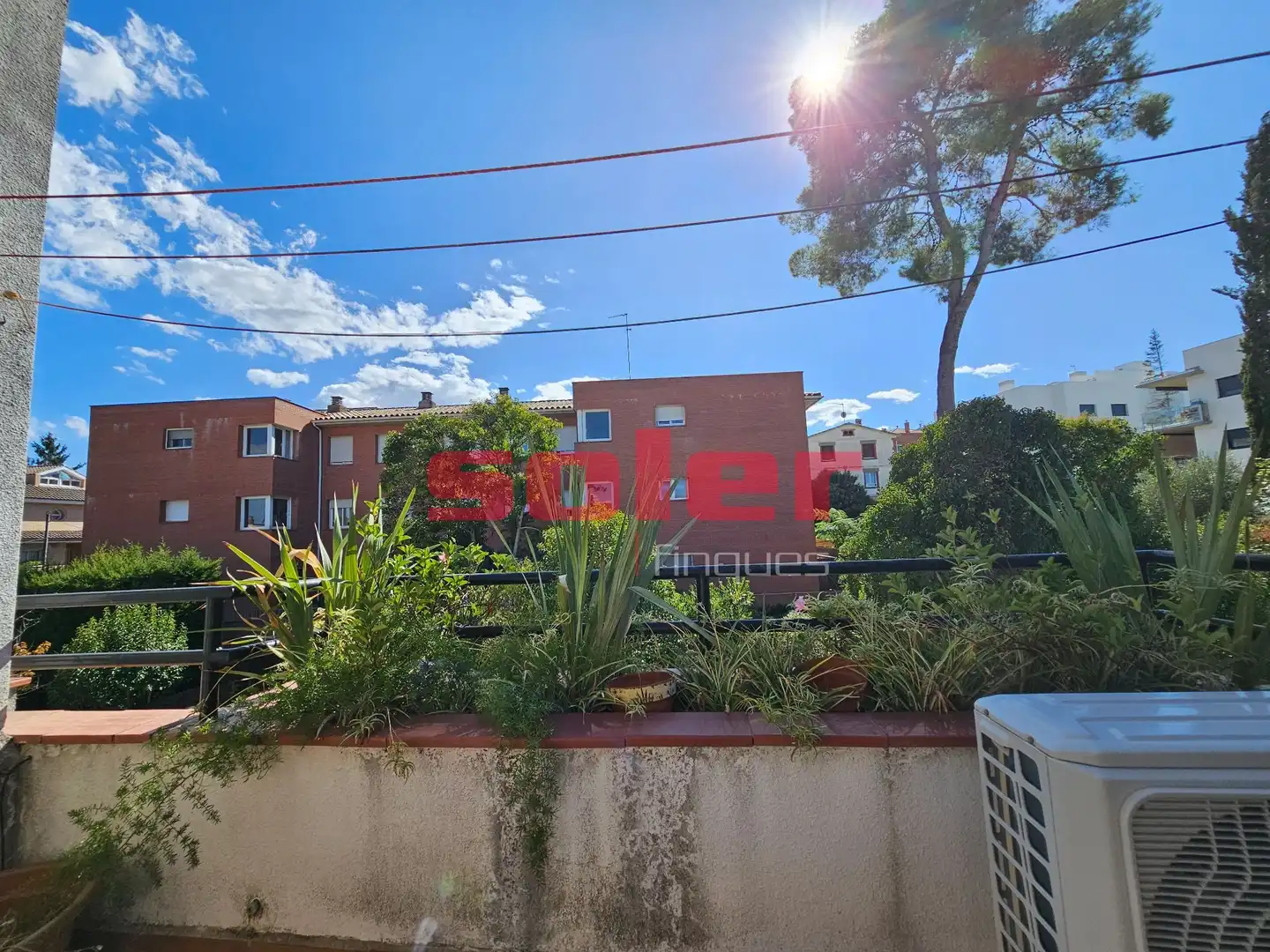 Exterior view of Detached homes for sale in Sant Cugat del Vallès  with Air Conditioner, Heating and Private garden
