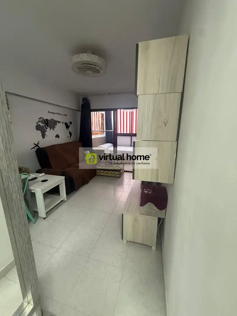Living room of Flat for rent in Benidorm  with Air Conditioner, Terrace and Furnished