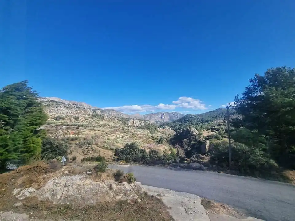 Exterior view of Flat for rent in Confrides  with Terrace, Furnished and Oven