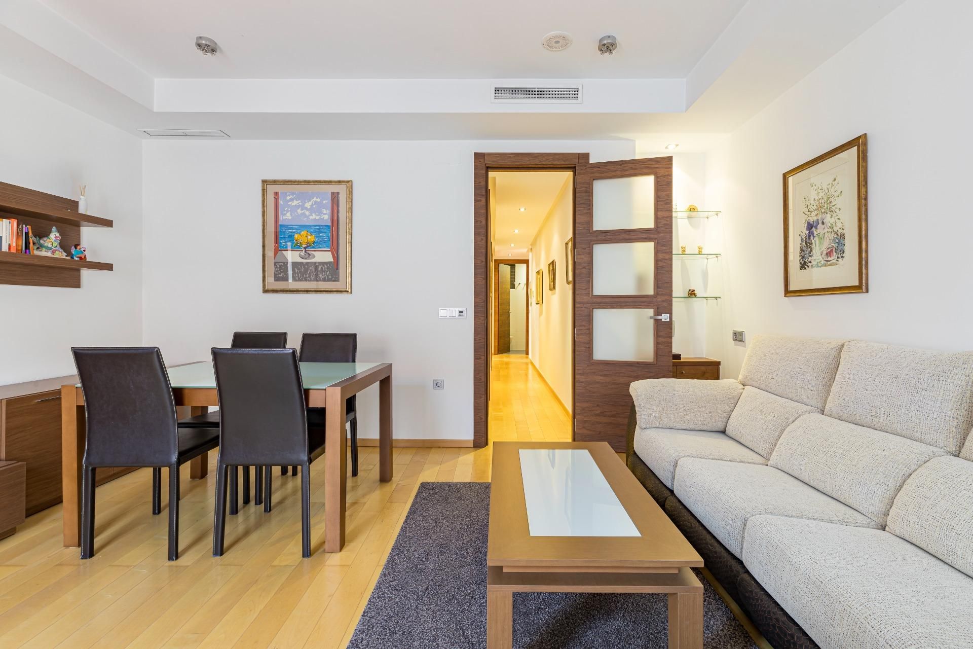 Living room of Flat for sale in  Murcia Capital  with Air Conditioner and Balcony